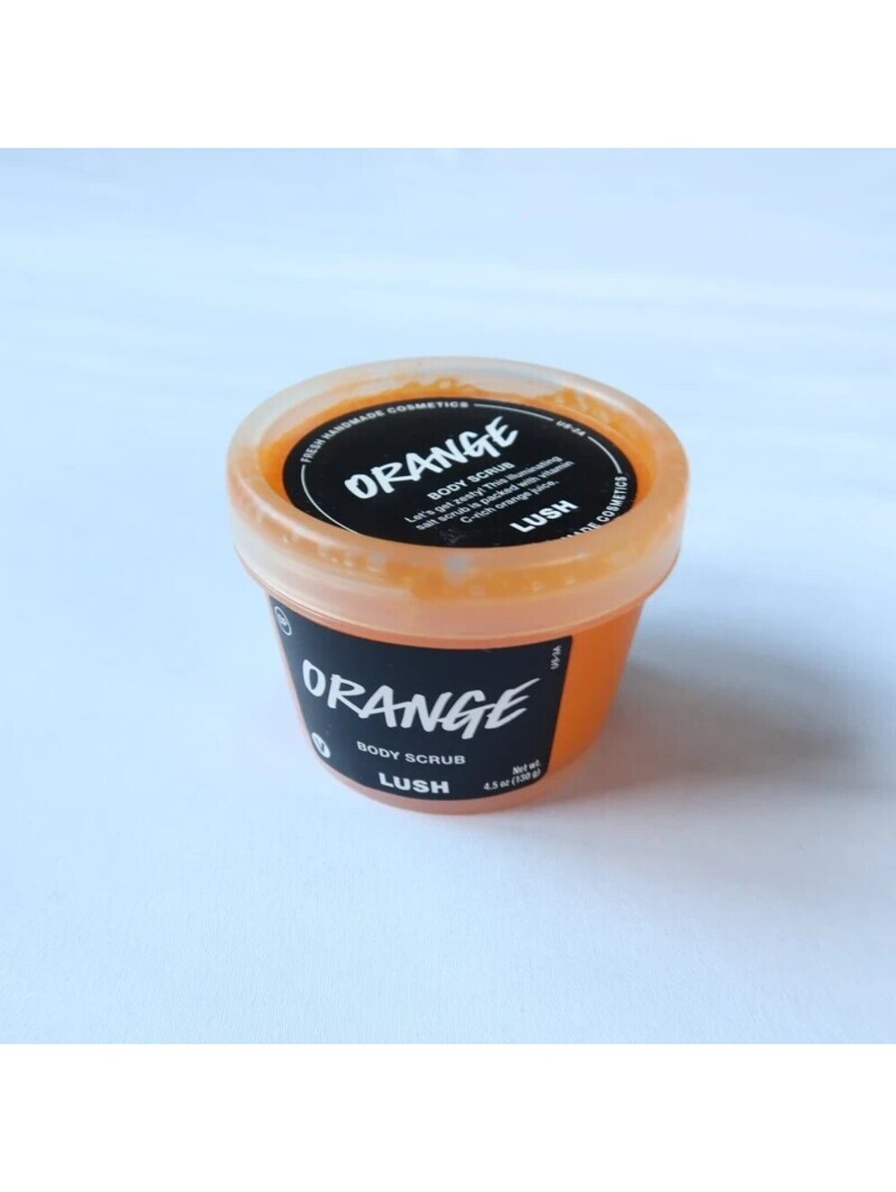 Lush Orange Body Scrub Fresh Handmade Cosmetics 4.5 oz